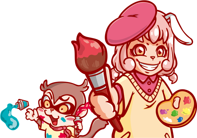 CUVIC CITY イラスト キャラクター