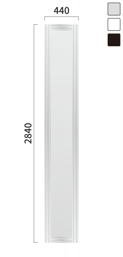 ギアモンブラン タワータイプ GT-9 タワーサイン シルバー, ホワイト, ブラック