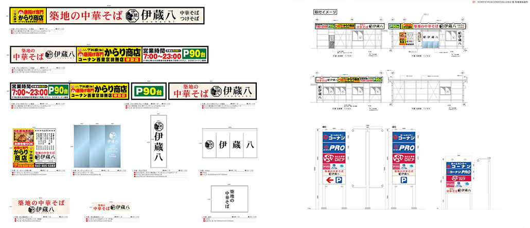 サイン工事